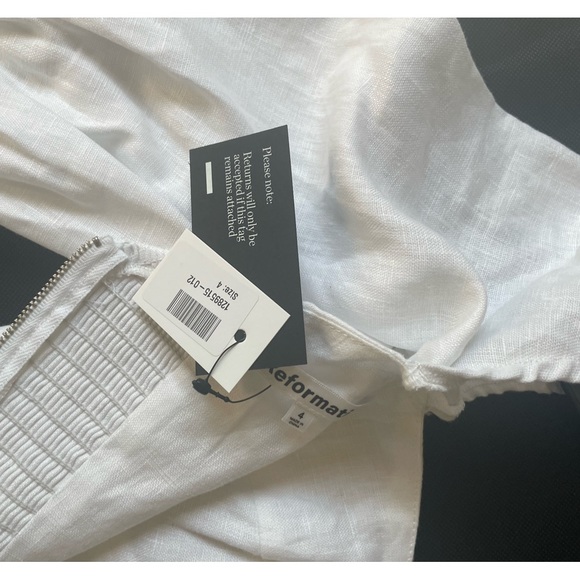 Reformation Belgium Linen Dress NWT size 2 and 4 - Picture 12 of 15